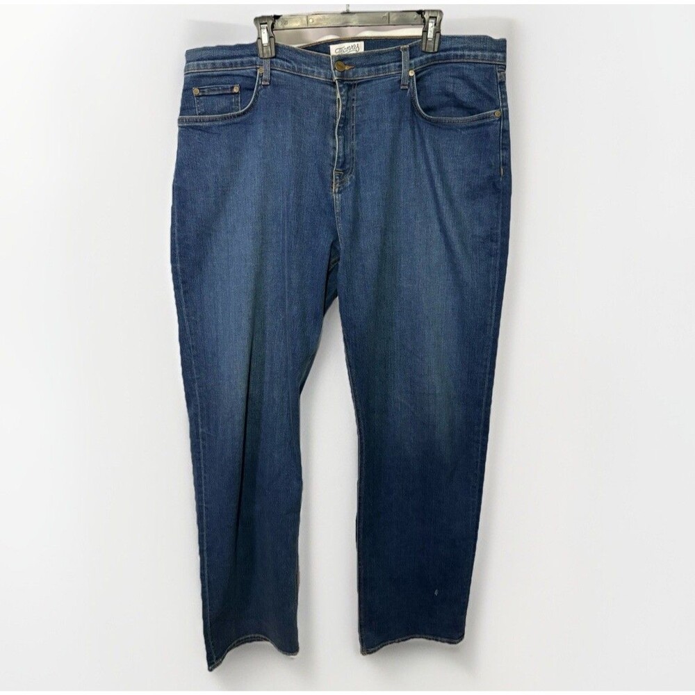 Tecovas Standard Jeans Mens 42x32 Medium Blue‎ Made In USA Italian Denim 32STMW